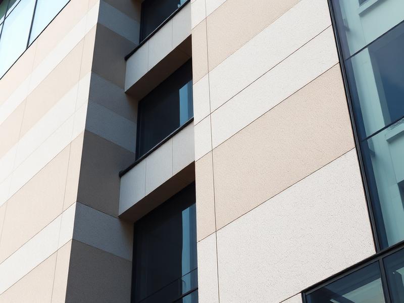Detalle arquitectónico de un edificio corporativo